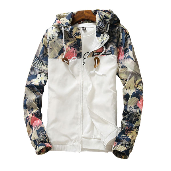 Hooded Jackets Autumn Floral