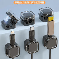 Transparent Magnetic Cable Organizer