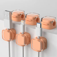 Transparent Magnetic Cable Organizer
