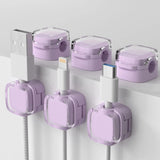 Transparent Magnetic Cable Organizer