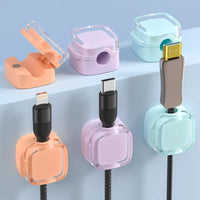 Transparent Magnetic Cable Organizer