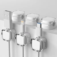 Transparent Magnetic Cable Organizer