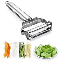 Kitchen Vegetable Peeler Stainless Steel Potato Peeler Slicer Korean Carrot Grater Shredder Multifunctional Fruit Veggie Tools