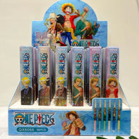 1 PCS Anime One Piece Gel Pen Luffy Zoro Sanji Signature Pen Dynamic Naked Eye 3D Student Stationery Gift Wholesale