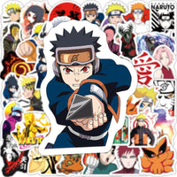 10/50/100pcs Japanese Anime Naruto Stickers Suitcase Laptop Graffiti Car Waterproof Cartoon Sticker Decal for Children Toy Gift