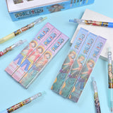 1 PCS Anime One Piece Gel Pen Luffy Zoro Sanji Signature Pen Dynamic Naked Eye 3D Student Stationery Gift Wholesale