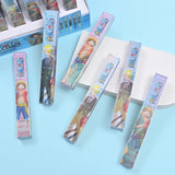 1 PCS Anime One Piece Gel Pen Luffy Zoro Sanji Signature Pen Dynamic Naked Eye 3D Student Stationery Gift Wholesale