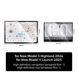 Tempered Glass Film Protector for New Tesla Model Y