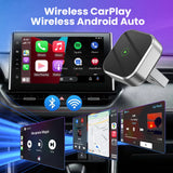 CarPlay Android Auto Wireless Adapter Plug And Play Bluetooth WiFi Auto Connection