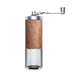 Coffee Bean Grinder Wood Grain Stainless Steel