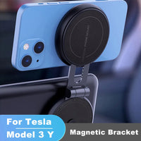 Hidden Magnetic Car Phone Holder For Tesla