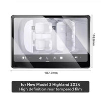 Tempered Glass Film Protector for New Tesla Model Y