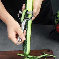 Kitchen Vegetable Peeler Stainless Steel Potato Peeler Slicer Korean Carrot Grater Shredder Multifunctional Fruit Veggie Tools