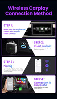 CarPlay Android Auto Wireless Adapter Plug And Play Bluetooth WiFi Auto Connection