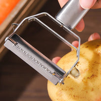 Kitchen Vegetable Peeler Stainless Steel Potato Peeler Slicer Korean Carrot Grater Shredder Multifunctional Fruit Veggie Tools