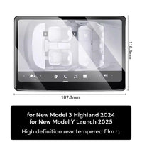 Tempered Glass Film Protector for New Tesla Model Y