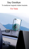 Hidden Magnetic Car Phone Holder For Tesla
