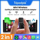 CarPlay Android Auto Wireless Adapter Plug And Play Bluetooth WiFi Auto Connection