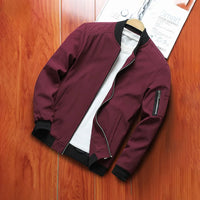 Autumn Men Casual Bomber Jacket