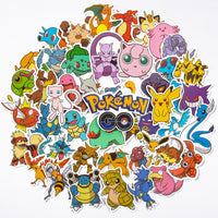 50/100Pcs Pokemon Stickers