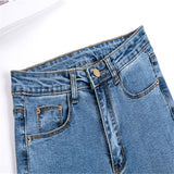 Denim Pants Stretch Bottoms Skinny Jeans