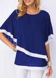 Chiffon Bat Sleeve Blouses