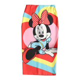 Pencil skirt Cartoon Minnie Mouse Print High Waist Elastic