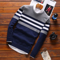 Striped Cotton Sweater