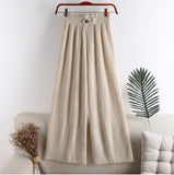 Wide leg Pants - Elastic waist