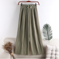 Wide leg Pants - Elastic waist