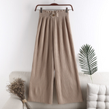 Wide leg Pants - Elastic waist