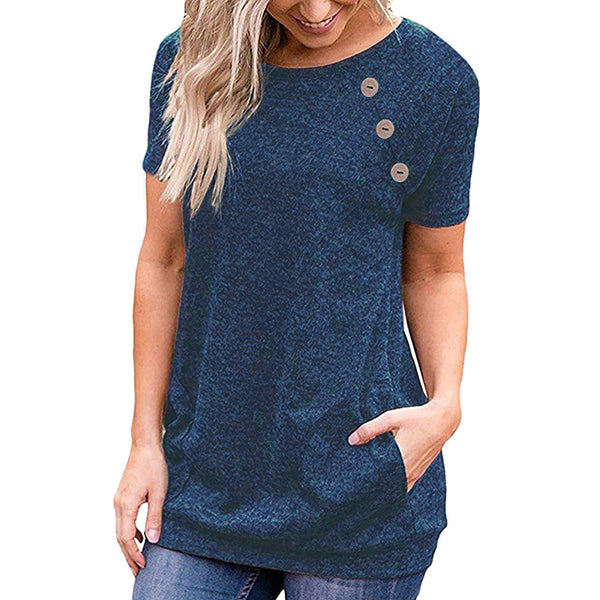 O-Neck Top Casual T-Shirt