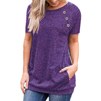 O-Neck Top Casual T-Shirt