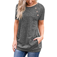 O-Neck Top Casual T-Shirt