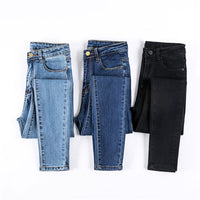 Denim Pants Stretch Bottoms Skinny Jeans