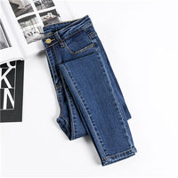 Denim Pants Stretch Bottoms Skinny Jeans