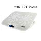 SeenDa Desk Adjustable Laptop Stand Support 12" to 17" with 2 Fans USB Cooling Heat Dissipation Stand Holder for Notebook