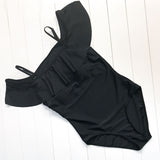 New Sexy Off The Shoulder Solid Swimwear