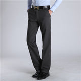 Non-Iron Formal Casual Trousers Slim Fit Premium Cotton Straight Pants