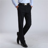 Non-Iron Formal Casual Trousers Slim Fit Premium Cotton Straight Pants