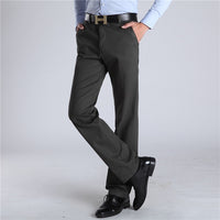 Non-Iron Formal Casual Trousers Slim Fit Premium Cotton Straight Pants