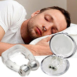 1pcs Magnetic Anti Snore Nasal Stopper Nose Clip To Stop Snoring Sleep Tray Sleeping Aid Apnea Guard Night Device With Case