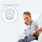 1pcs Magnetic Anti Snore Nasal Stopper Nose Clip To Stop Snoring Sleep Tray Sleeping Aid Apnea Guard Night Device With Case