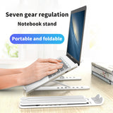 Portable Laptop Stand Foldable Support Base Notebook Stand For Macbook Pro Lapdesk Computer Laptop Holder Cooling Bracket Riser