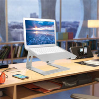 LARICAR Laptop Stand Holder Aluminum Stand For MacBook Portable Laptop Stand Holder  Desktop Holder Notebook PC Computer Stand