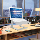 LARICAR Laptop Stand Holder Aluminum Stand For MacBook Portable Laptop Stand Holder  Desktop Holder Notebook PC Computer Stand