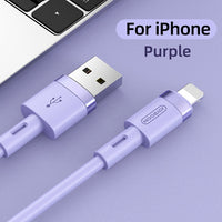 Charger For iPhone 12 Pro Max 11 X XR XS 8 7 6 6s 5 iPad Cord for Charging Charger Cable Liquid Silicone Cable For iPhone Cable