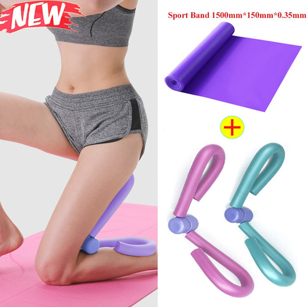 Multi Functional Leg Trainer Arm Chest Waist Hip Muscle Exercise Clip Thigh Inside Workout Yoga Fitness Equipment for Home Gym