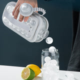 Ice Ball Maker:Creative Ice Cube Mold 2 In 1 Multi-function Container