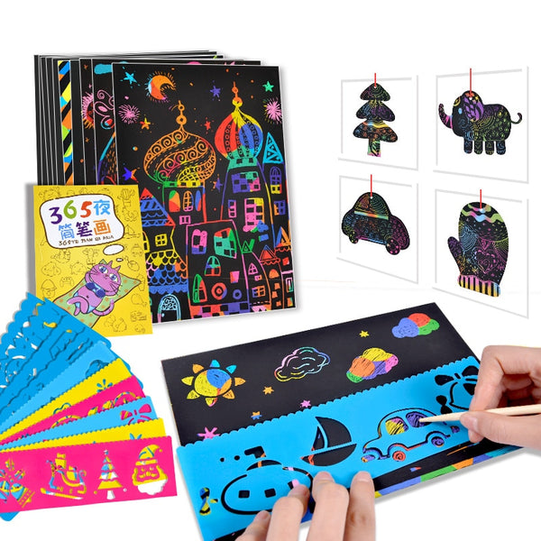 50Pcs/set Magic Colorful Drawing Board